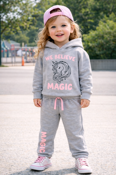 Green Jeans Toddlers and Girls Fleece Jogger Pants - 4 to 6x