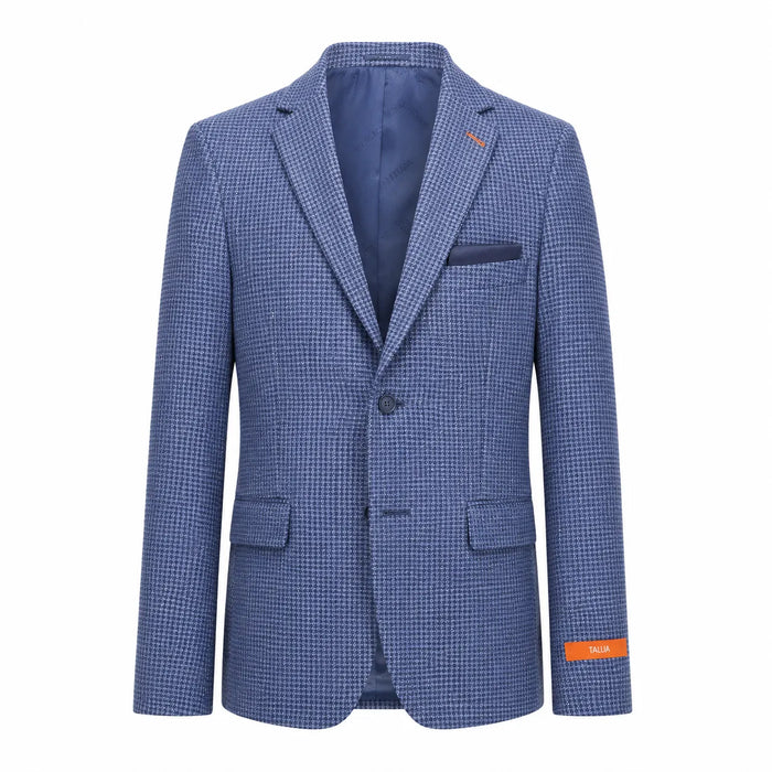 Tallia® Boys Blue White Check Sports Jacket Size 8-20
