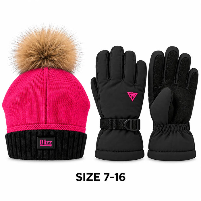 Habit de neige 2 pièces pour fille Blizz® | Anthracite/Rose | Style 26WBLI5604 | Tailles 4–16