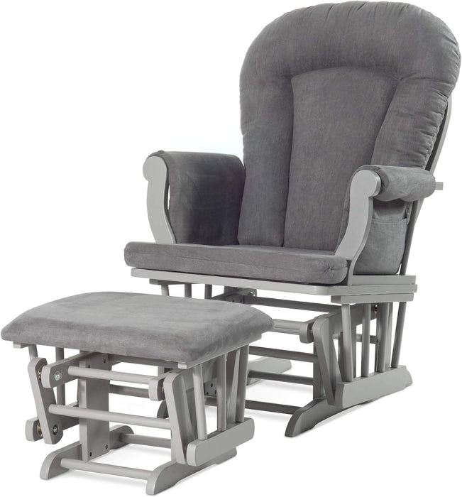 Child Craft Cozy Glider Chair Cool Grey/Dark Grey