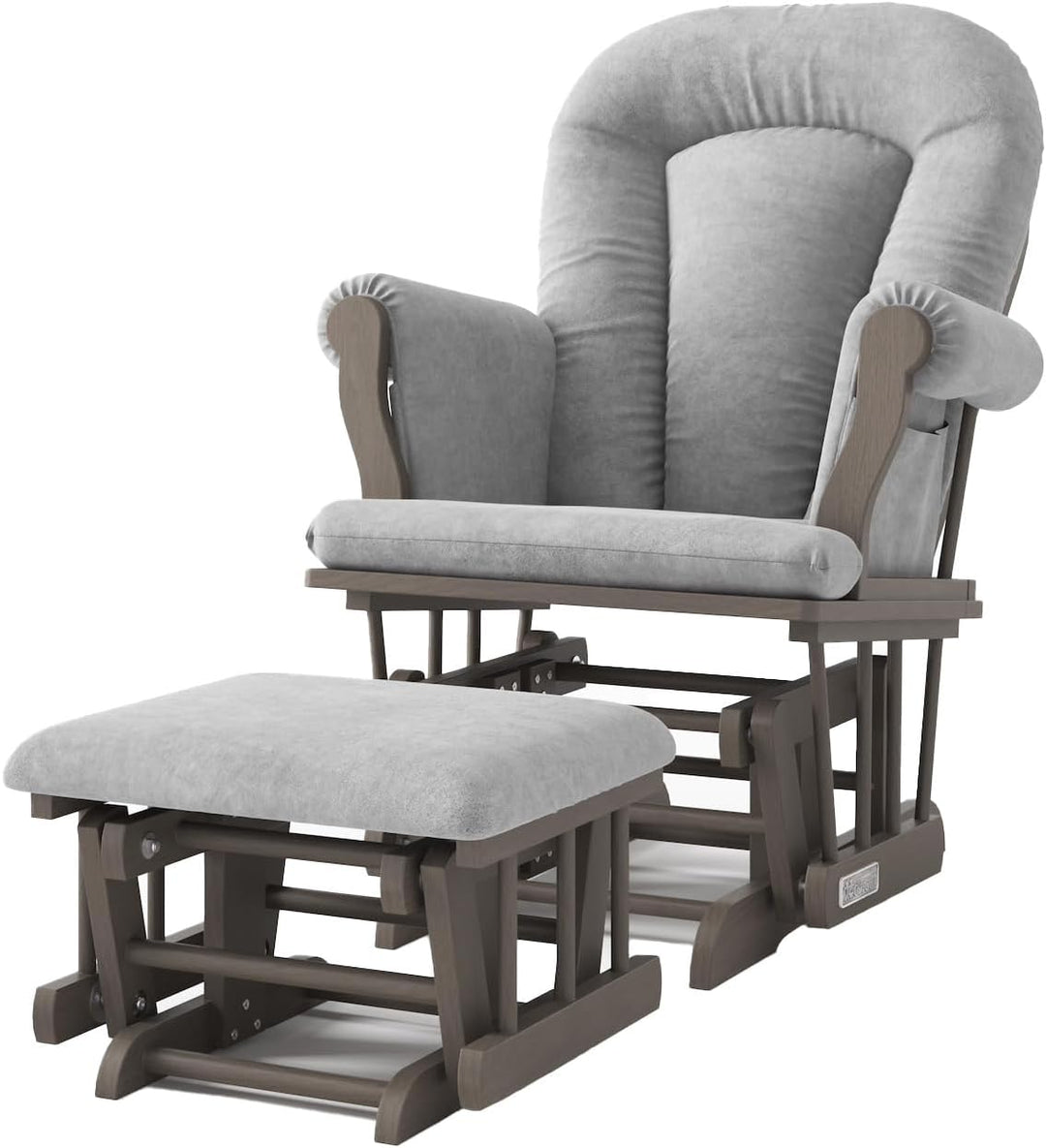 Child Craft Cozy Glider Chair Dapper Grey/Light Grey