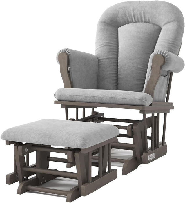 Child Craft Cozy Glider Chair Dapper Grey/Light Grey