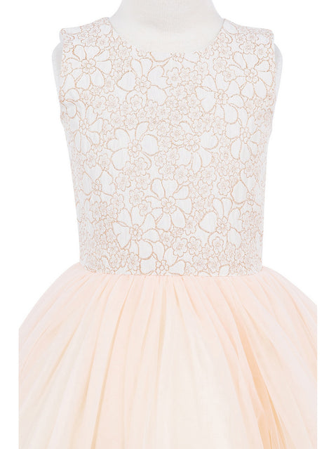 Cinderella Couture® Filles Robe 3 pièces avec veste et sac à bandoulière en jacquard Lala et Erina | 2 à 12 ans