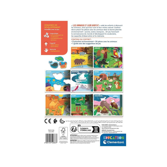 Clementoni® Kids Animals And Their Habitat 3-5 Years