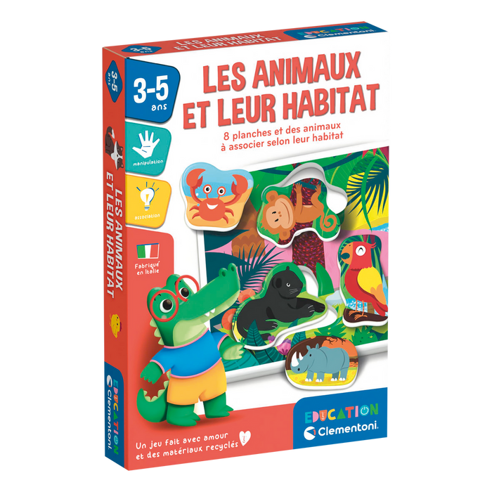 Clementoni® Kids Animals And Their Habitat 3-5 Years