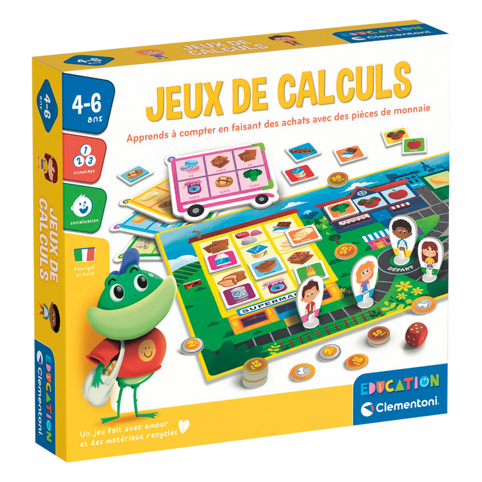 Clementoni® Kids Calculation Games 4-6 years