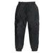 Conifere polar fleece-lined winter pants in black shown on a plain white background.