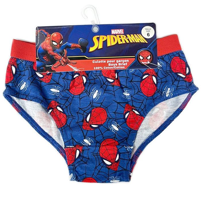 Jellifish Sous-vêtement Spider-Man de Marvel pour garçons - Pqt de 1