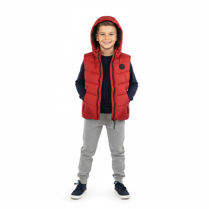 Minoti Children Sleeveless Warm Puffer Vest – Sizes 2 to 8 years