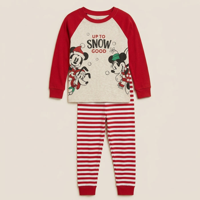 Disney Mickey Minnie Holiday Pajamas (2 to 6)