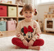 Disney Minnie Mouse beige toddler top with 3D red bow