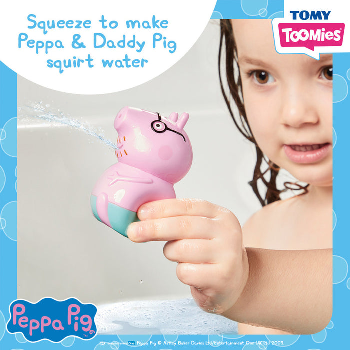 Pédalo jouet de bain à tirer Peppa Pig de Tomy Toomies (18m+)