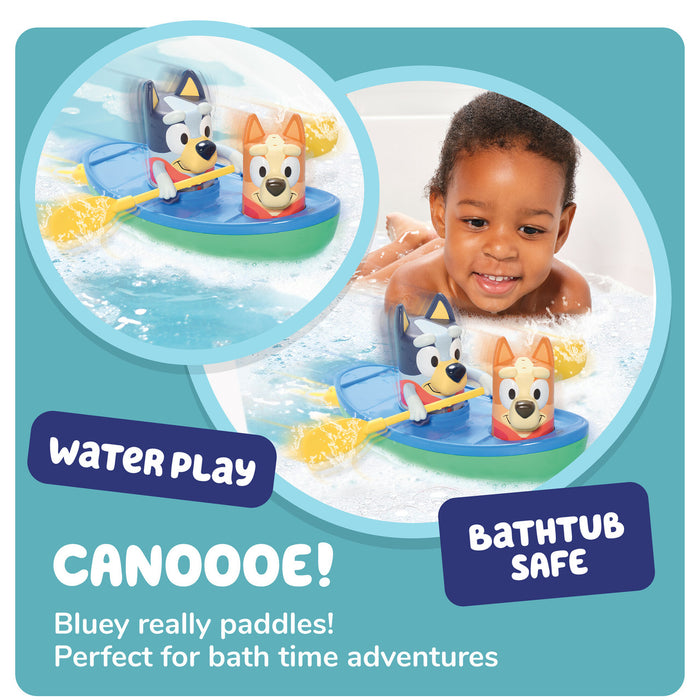 Tomy Toomies Bluey Pull & Go Canoe Bath Toy