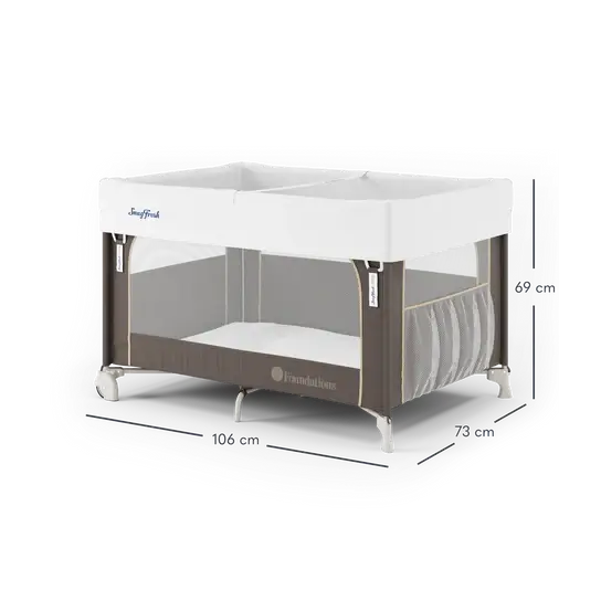 Foundations SnugFresh® Elite Travel Yard – Commercial-Grade Travel Crib & Infant Play Yard