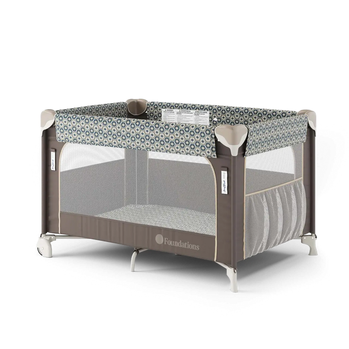 Foundations SnugFresh® Elite Travel Yard – Commercial-Grade Travel Crib & Infant Play Yard