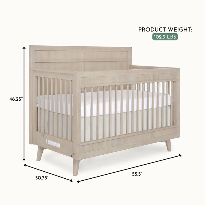 Evolur Antilia Mid Century 4-in-1 Convertible Crib