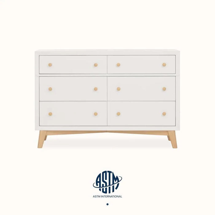 Evolur Antilia Mid Century - Double Dresser