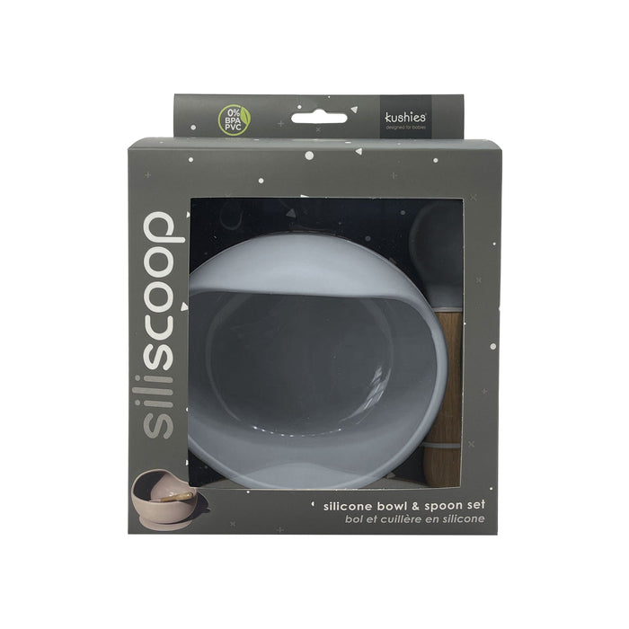 Kushies Siliscoop Bowl & Spoon Set