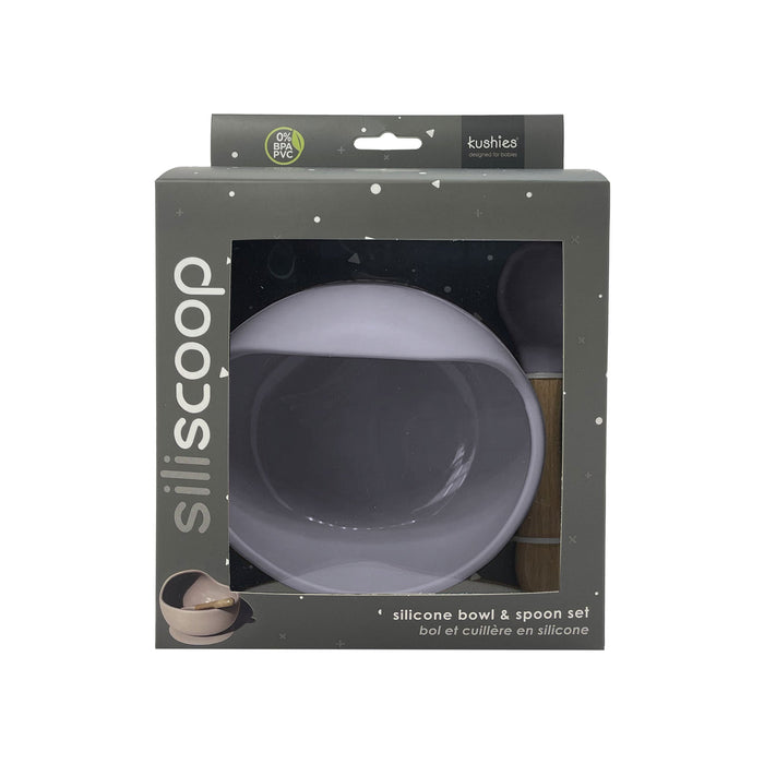 Kushies Siliscoop Bowl & Spoon Set