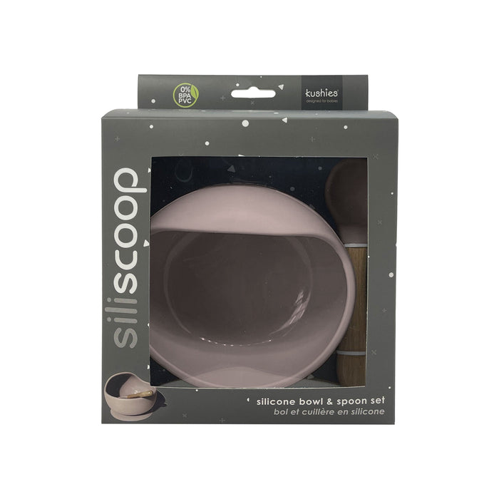 Kushies Siliscoop Bowl & Spoon Set
