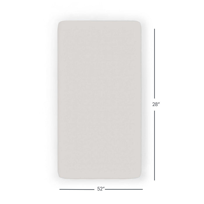 Foundations® SafeFit™ Elastic Fitted Safety Crib Sheet – Full Size Cribs – White, 6 Pack