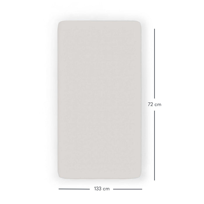 Foundations® SafeFit™ Elastic Fitted Safety Crib Sheet – Full Size Cribs – White, 6 Pack