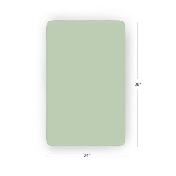 Foundations® SafeFit™ Elastic Fitted Crib Sheets – Compact Size (Up to 1.5") – White, 6 Pack