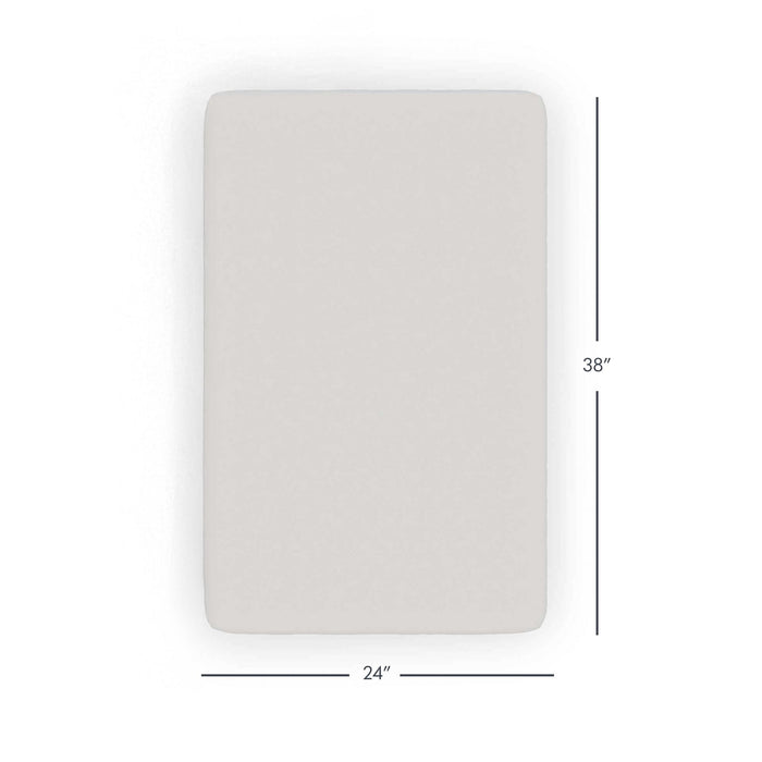 Foundations® SafeFit™ Elastic Fitted Crib Sheets – Compact Size (Up to 1.5") – White, 6 Pack