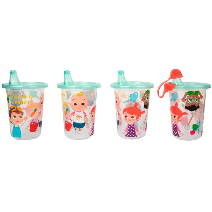 Take & Toss CoComelon Sippy Cups, 10 Oz – 4 Pack