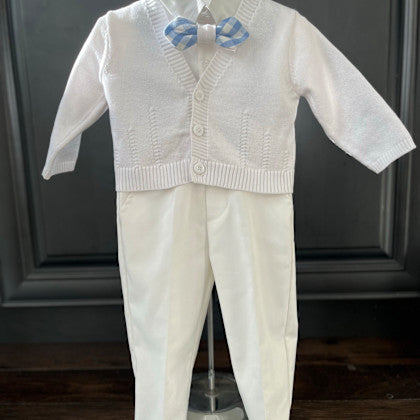 Fancy Kids® Baptism Boy Comfort Suit Size | 3m to 24m