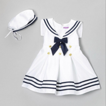 Robe de marin sans manches pour filles Fancy Kids® Taille | XS à 4