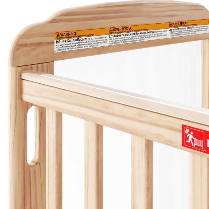 Lit de bébé compact d'évacuation Foundations Next Generation First Responder® – Lit de bébé Clearview pour garderie