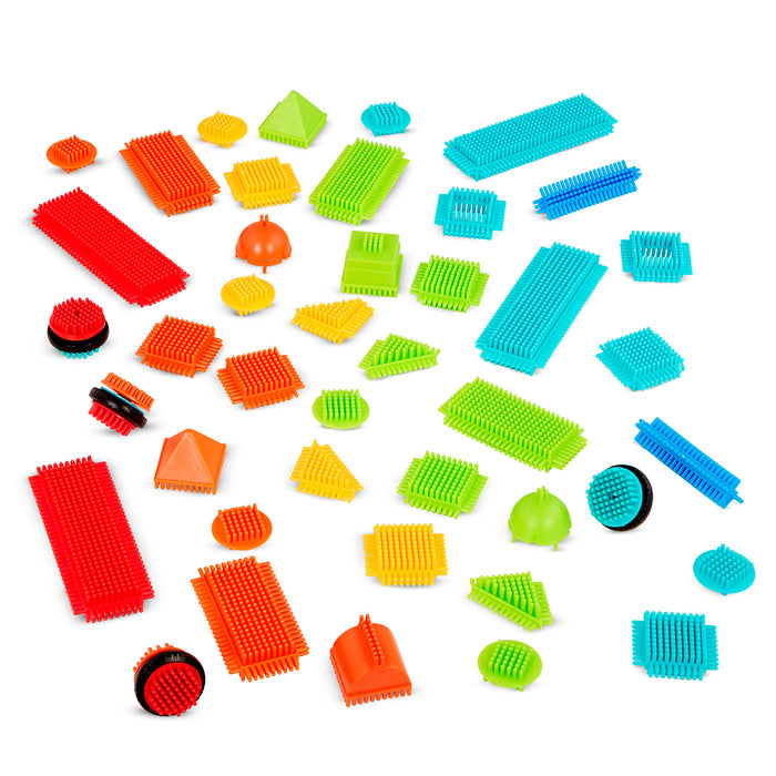 Fisher Price® Bristle Blocks - Basic Builder Bucket 50 pieces-2+ years