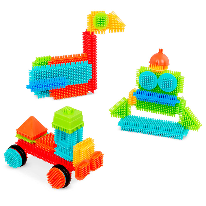 Fisher Price® Bristle Blocks - Basic Builder Bucket 50 pieces-2+ years