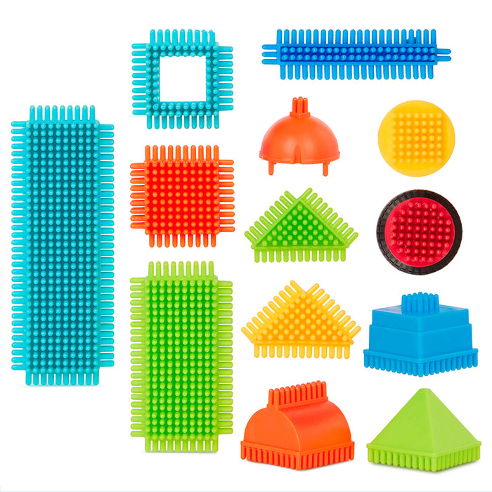 Fisher Price® Bristle Blocks - Basic Builder Bucket 50 pieces-2+ years