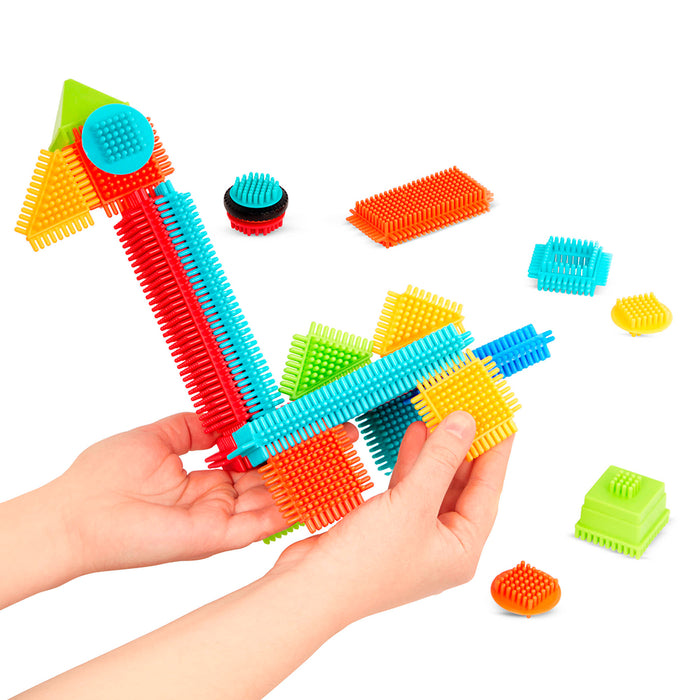 Fisher Price® Bristle Blocks - Basic Builder Bucket 50 pieces-2+ years