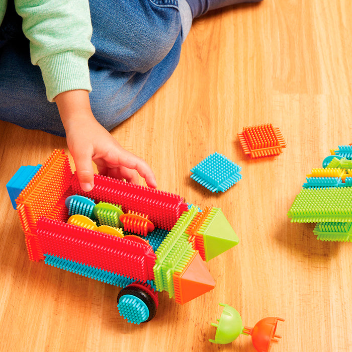 Fisher Price® Bristle Blocks - Basic Builder Bucket 50 pieces-2+ years