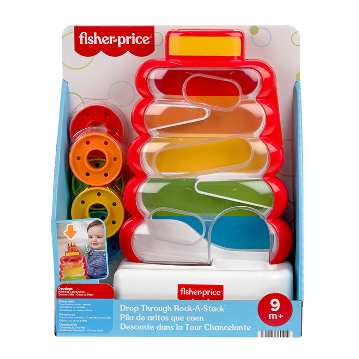 Jouet d'éveil Fisher-Price® Anneaux à Empiler à Bascule 9M+