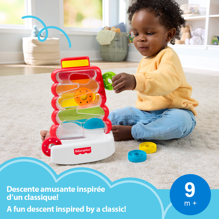 Jouet d'éveil Fisher-Price® Anneaux à Empiler à Bascule 9M+