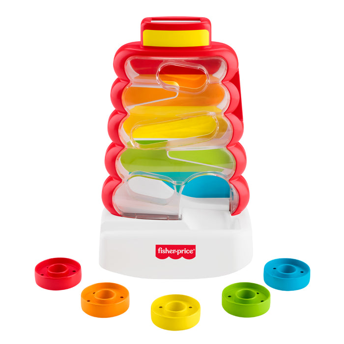 Jouet d'éveil Fisher-Price® Anneaux à Empiler à Bascule 9M+