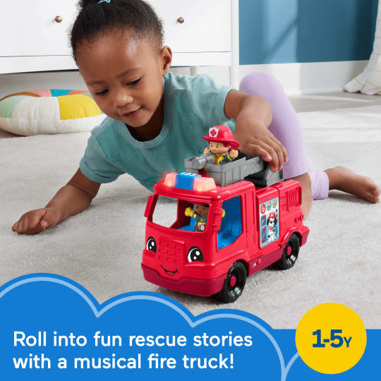 Fisher-Price® Little People Fire Truck Musical Toy 1-5Y