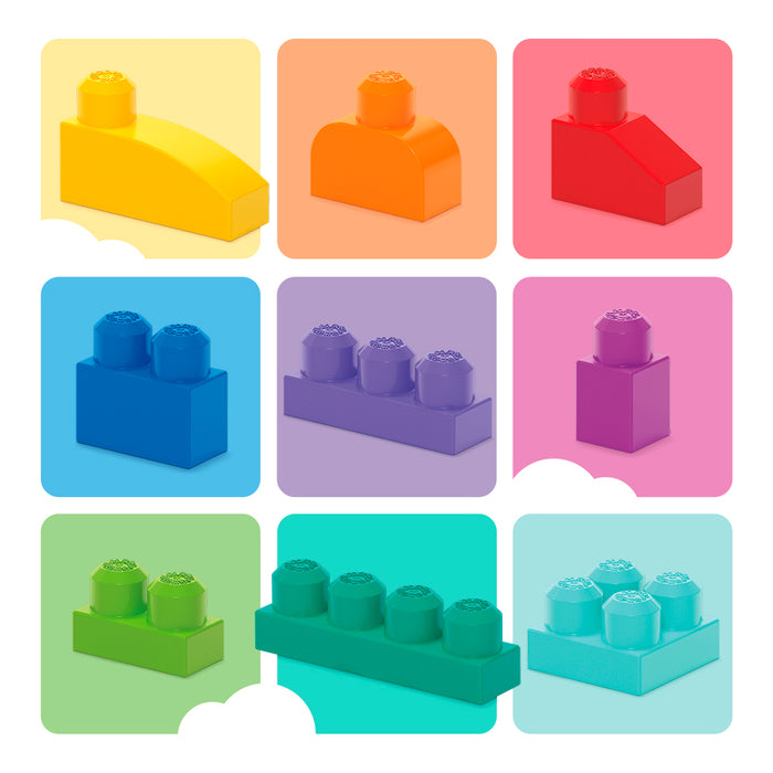 Fisher Price® Mega Bloks® First Builders Blocs de Construction 80 Pièces – 1A+
