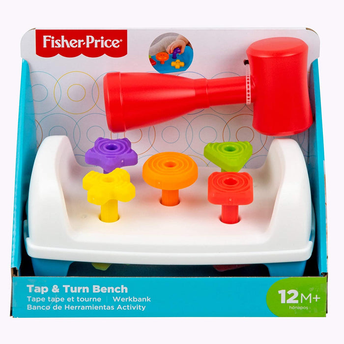 Fisher-Price® Tap & Turn Bench Activity Toy 1Y+