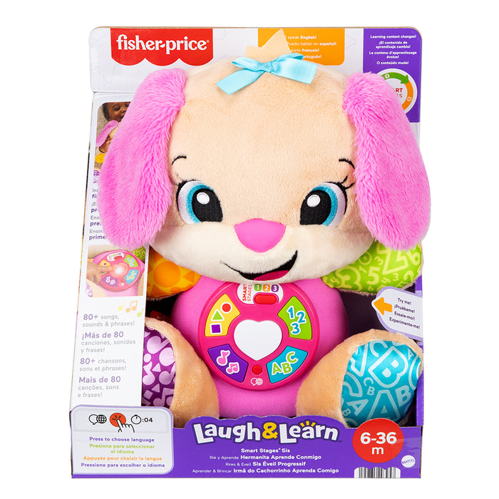 Fisher Price® Laugh & Learn - Smart Stages Puppy Lights and Sounds - Bilingual Version