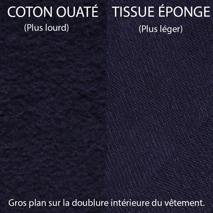 Johnson's Creation Pantalon de jogging en molleton avec élastique à la cheville - Fabriqué au Canada