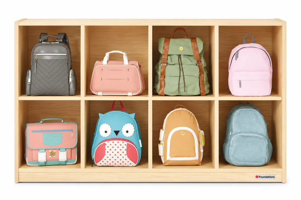 Foundations® Sac à compartiments mobile à 8 sections (4/4) Organisateur pour garderie et école maternelle