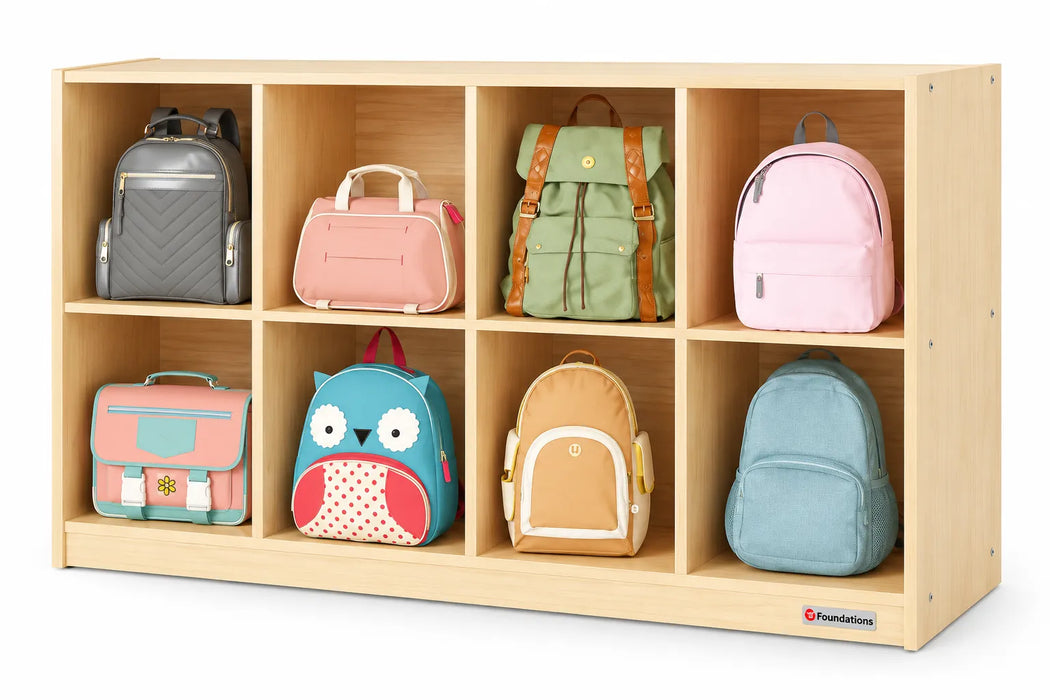 Foundations® Sac à compartiments mobile à 8 sections (4/4) Organisateur pour garderie et école maternelle