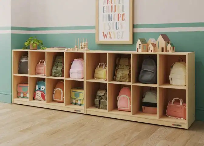 Foundations® Sac à compartiments mobile à 8 sections (4/4) Organisateur pour garderie et école maternelle
