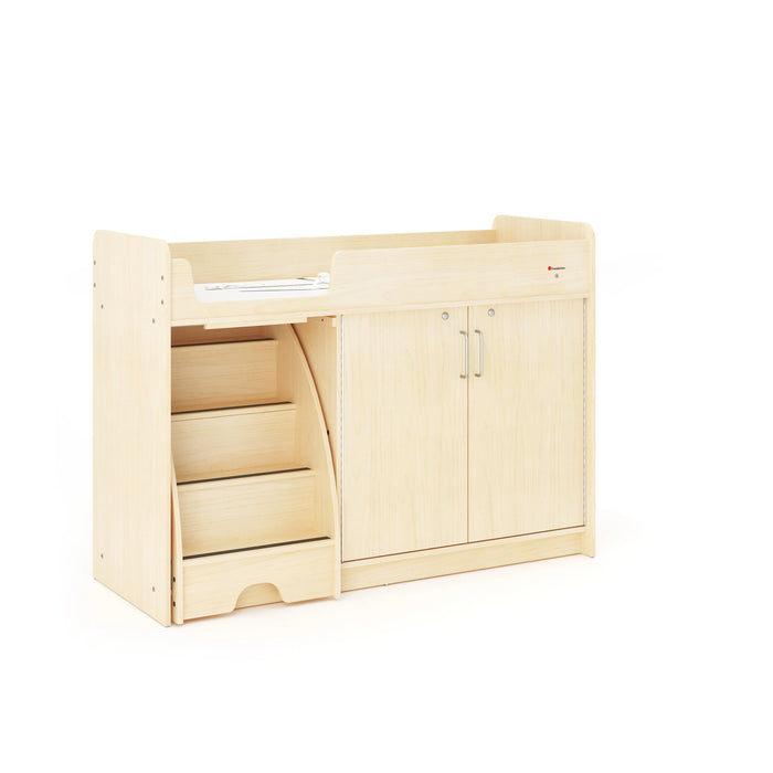 Foundations SafeStep® Commercial Changing Table with Stairs – Daycare-Grade Safety & Accessibility
