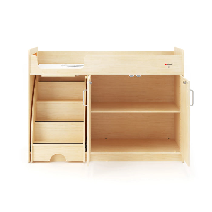 Foundations SafeStep® Commercial Changing Table with Stairs – Daycare-Grade Safety & Accessibility